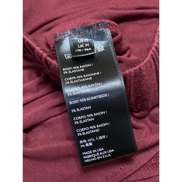 Free People Women's Red Pink Sleeveless Palazzo Wide Leg Romper Jumpsuit Size M - Picture 5 of 5